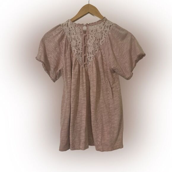 Knox Rose High Neck Lace Shirt - Picture 3 of 4